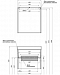 Комплект мебели для ванной Aquanet Бруклин 70 белый - 18 изображение