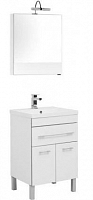 Комплект мебели для ванной Aquanet Верона 58 1 ящ 2 дв белый зеркало камерино