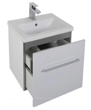 Комплект мебели для ванной Aquanet Порто 50 белый - 5 изображение