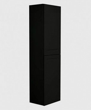 Шкаф-пенал Art&Max Platino 40 см AM-Platino-1500-2A-SO-NM черный матовый