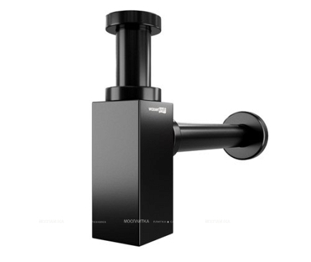 Сифон Wasserkraft Aben A169 для раковины,черный - 2 изображение