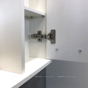 Зеркальный шкаф Comforty Модена М-60 00-00001639 белый матовый - 4 изображение
