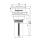 Донный клапан для раковины Wellsee Drainage System 182140000, матовый черный, универсальный - 7 изображение