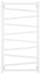 Полотенцесушитель водяной Сунержа Сирокко 100х50 см 30-0253-1050 матовый белый - 2 изображение