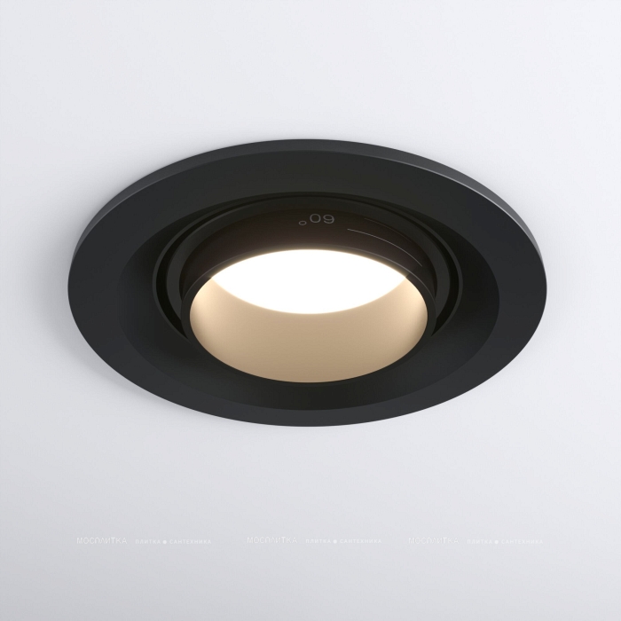 Потолочный светодиодный светильник 9920 LED 15W 3000K черный - 2 изображение