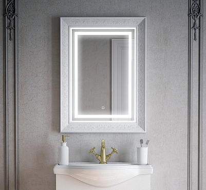 Зеркало Corozo Классика 60 LED SD-00000967,белый