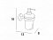 Дозатор для мыла Inda Gealuna A10120CR03, настенный - 2 изображение