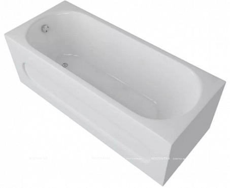 Акриловая ванна Aquatek Оберон 180х80 см OBR180-0000002, белый - 2 изображение
