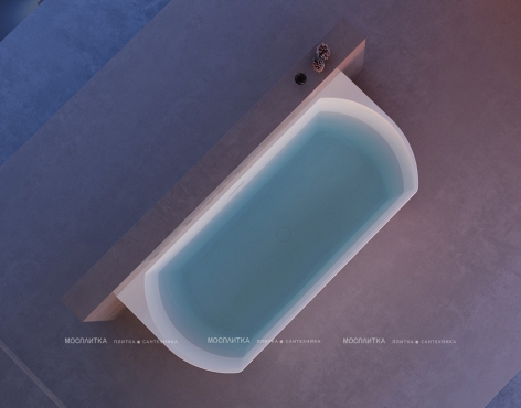 Акриловая ванна Abber 170х75 см AB9488-1.7, белая - 4 изображение