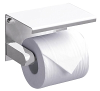 Держатель туалетной бумаги Rush Edge ED77141 White с полкой для телефона