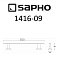 Полотенцедержатель Sapho Apollo 1416-09 хром - 4 изображение