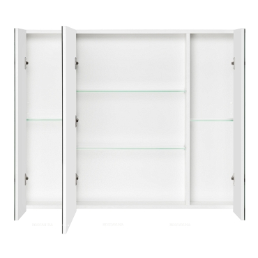 Зеркальный шкаф 100 см Aquaton Беверли 1A237202BV010 белый - 4 изображение