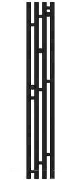 Полотенцесушитель электрический Сунержа Кантата 3.0 120х19,1 см 31-5847-1216 матовый черный - 2 изображение