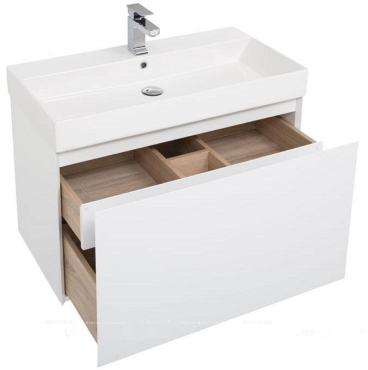 Комплект мебели для ванной Aquanet Йорк 85 белый - 6 изображение