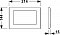 Клавиша смыва для унитаза TECE Planus для одинарной системы смыва, сатин - 2 изображение