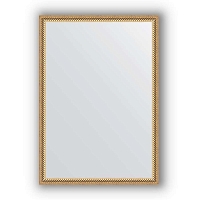 Зеркало в багетной раме Evoform Definite BY 0623 48 x 68 см, витое золото