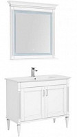 Комплект мебели для ванной Aquanet Селена 105 белый/серебро 2 двери
