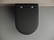 Комплект подвесной безободковый унитаз Ceramica Nova Metropol Rimless с крышкой-сиденьем CN4002MB, черный матовый + инсталляция Am.Pm ProC I012707.0138 с клавишей смыва ProC L, чёрная матовая - 4 изображение