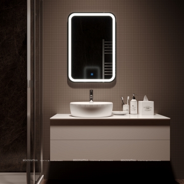 Зеркало Azario Мальта-8 55 см LED-00002378 с подсветкой - 3 изображение