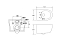 Комплект подвесной безободковый унитаз Cezares Molveno CZR-2468-TH-R + инсталляция Geberit Duofix 458.124.21.5 с кнопкой, хром глянцевый - 3 изображение