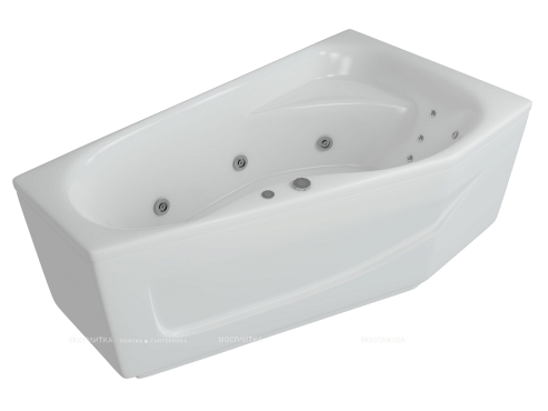 Акриловая ванна Aquatek Медея 170 см R на объемном каркасе - 3 изображение