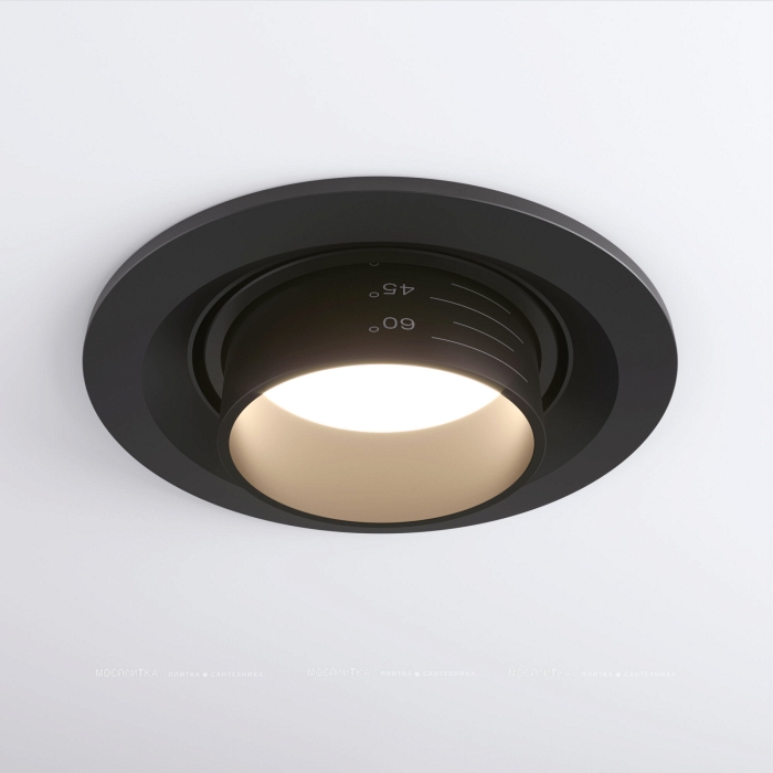 Потолочный светодиодный светильник 9920 LED 15W 3000K черный - 3 изображение