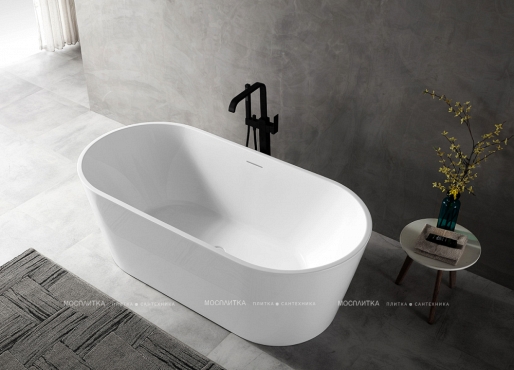 Акриловая ванна Abber 160х75 см AB9320-1.6, белый - 3 изображение