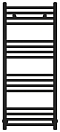 Полотенцесушитель водяной Сунержа Модус 100х40 см 31-0250-1040 матовый черный - 2 изображение