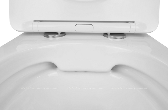 Унитаз подвесной безободковый Azario Gloria AZ-2003 с крышкой-сиденьем микролифт, белый - 5 изображение