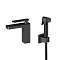 Смеситель для раковины с гигиеническим душем Timo Torne 4360/03G черный - 2 изображение