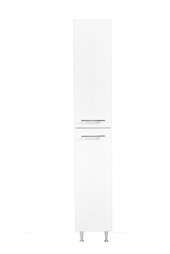 Пенал Stella Polar Ванесса 30 SP-00000216 30 см напольный, стекло, белый - 4 изображение