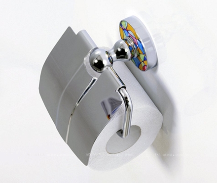 Держатель туалетной бумаги WasserKRAFT Diemel K-2225 с крышкой - 4 изображение