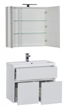 Комплект мебели для ванной Aquanet Латина 80 - 4 изображение