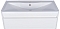 Тумба под раковину Style Line Алтантика СС-00000692 100 см напольная, Люкc антискрейч, Plus, белый - 8 изображение