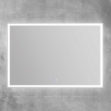 Зеркало BelBagno 120 см SPC-GRT-1200-800-LED-TCH-SND с подсветкой, голосовым управлением и подогревом - 3 изображение