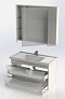 Комплект мебели для ванной Aquanet Эвора 100 капучино - 7 изображение