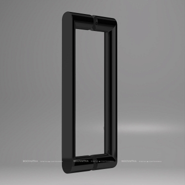 Душевой уголок Vincea Dice 150*80, черный, стекло прозрачное VSR-4D8015CLB - 2 изображение
