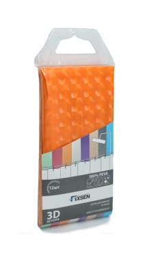 Шторка для ванной Fixsen оранжевая FX-3003G - 2 изображение