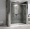 Душевая дверь Abber Komfort 120х200 смAG93120 профиль хром , стекло прозрачное - 2 изображение