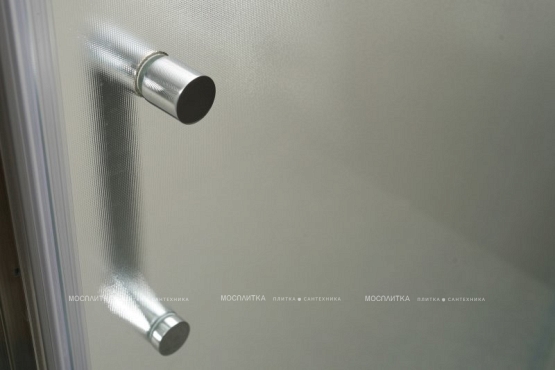 Душевой уголок BelBagno UNIQUE-A-2-85/100-P-Cr стекло прозрачное матовое профиль хром - 7 изображение