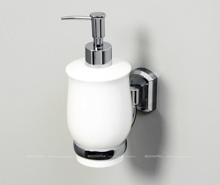 Дозатор для жидкого мыла с держателем WasserKRAFT K-24199 - 3 изображение