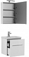 Комплект мебели для ванной Aquanet Порто 50 белый - 3 изображение