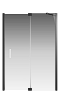 Душевая дверь Creto Tenta стекло прозрачное профиль черный 140х200 см 123-WTW-140-C-B-8 EASY CLEAN