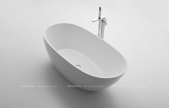 Акриловая ванна BelBagno 170х83 см BB80-1700-W0 без перелива, белый - 3 изображение