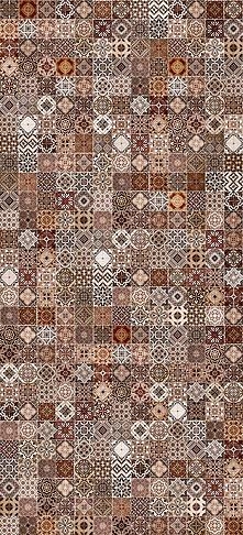 Керамическая плитка Cersanit Плитка Hammam рельеф коричневый 20х44