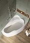 Акриловая ванна Creto Glaze 140х90 см левая 16-14090L - 7 изображение