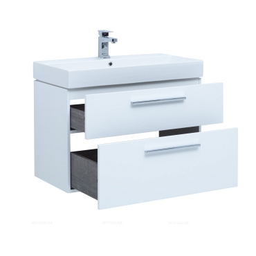 Комплект мебели для ванной Aquanet Nova 85 см 249920, белый - 6 изображение
