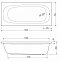 Акриловая ванна Cezares Piave 150x70 см, PIAVE-150-70-42-W37 - 3 изображение