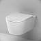 Унитаз подвесной безободковый Am.Pm Func C8F1701MWSC с крышкой-сиденьем микролифт белый - 2 изображение