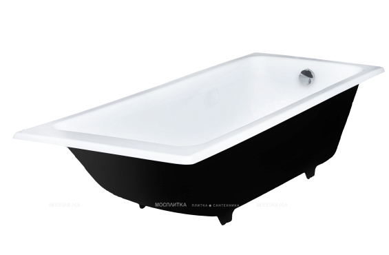 Чугунная ванна Wotte 150х70 см Line 1500x700 белая - 2 изображение